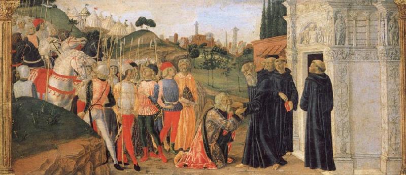 Francesco di Giorgio Martini Three Stories from the Life of St.Benedict china oil painting image